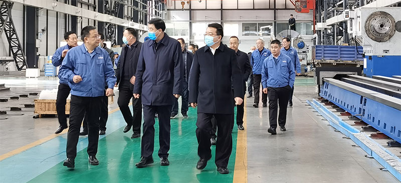 天水市領(lǐng)導(dǎo)干部來星火機床公司調(diào)研