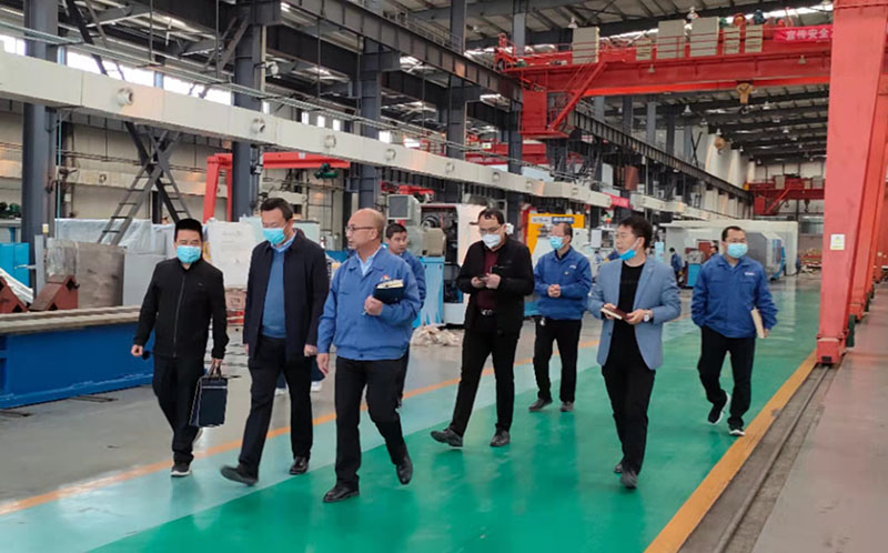 經(jīng)開區(qū)領(lǐng)導現(xiàn)場辦公協(xié)調(diào)推進星火機床公司重點項目建設(shè)