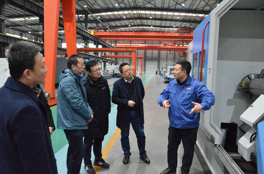 甘肅省工信廳調(diào)研組來(lái)星火機(jī)床公司調(diào)研