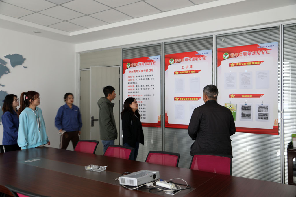 團市委來甘肅星火考核市級青年文明號集體建設(shè)工作